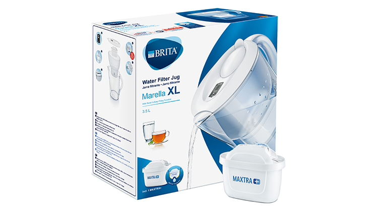Plastic/Carbon/Resin 2 Filtri Bianco Water Filter Jug BRITA Filters for Maxtra 